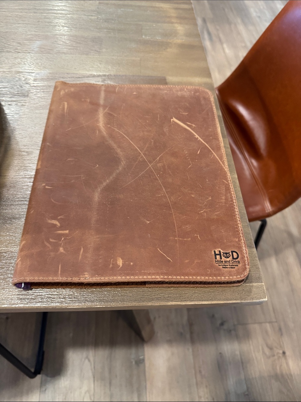 Hide & Drink journal cover
